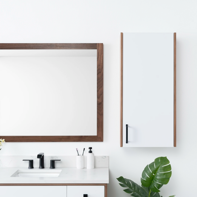 Sidney, Teodor® Gloss White Wall Cabinet