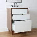 
                  
                    Sidney SLIM 24" Gloss White Bathroom Vanity - All Drawers Teodor Bathroom Vanity Canada
                  
                