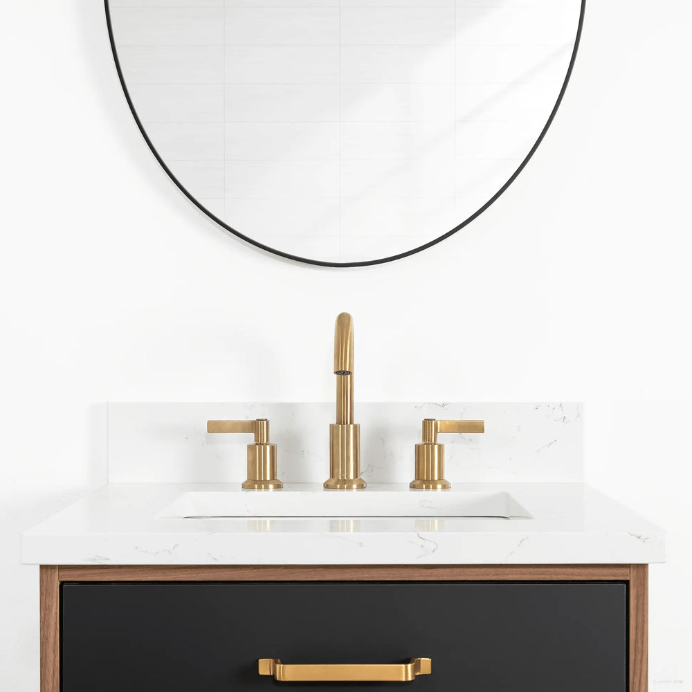 
                  
                    Sidney 24" Matte Black Bathroom Vanity - All Drawers
                  
                