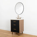 
                  
                    Sidney 24" Matte Black Bathroom Vanity - All Drawers
                  
                