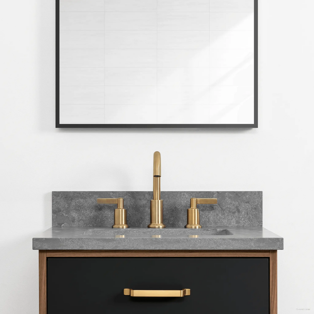 
                  
                    Sidney 24" Matte Black Bathroom Vanity - All Drawers
                  
                
