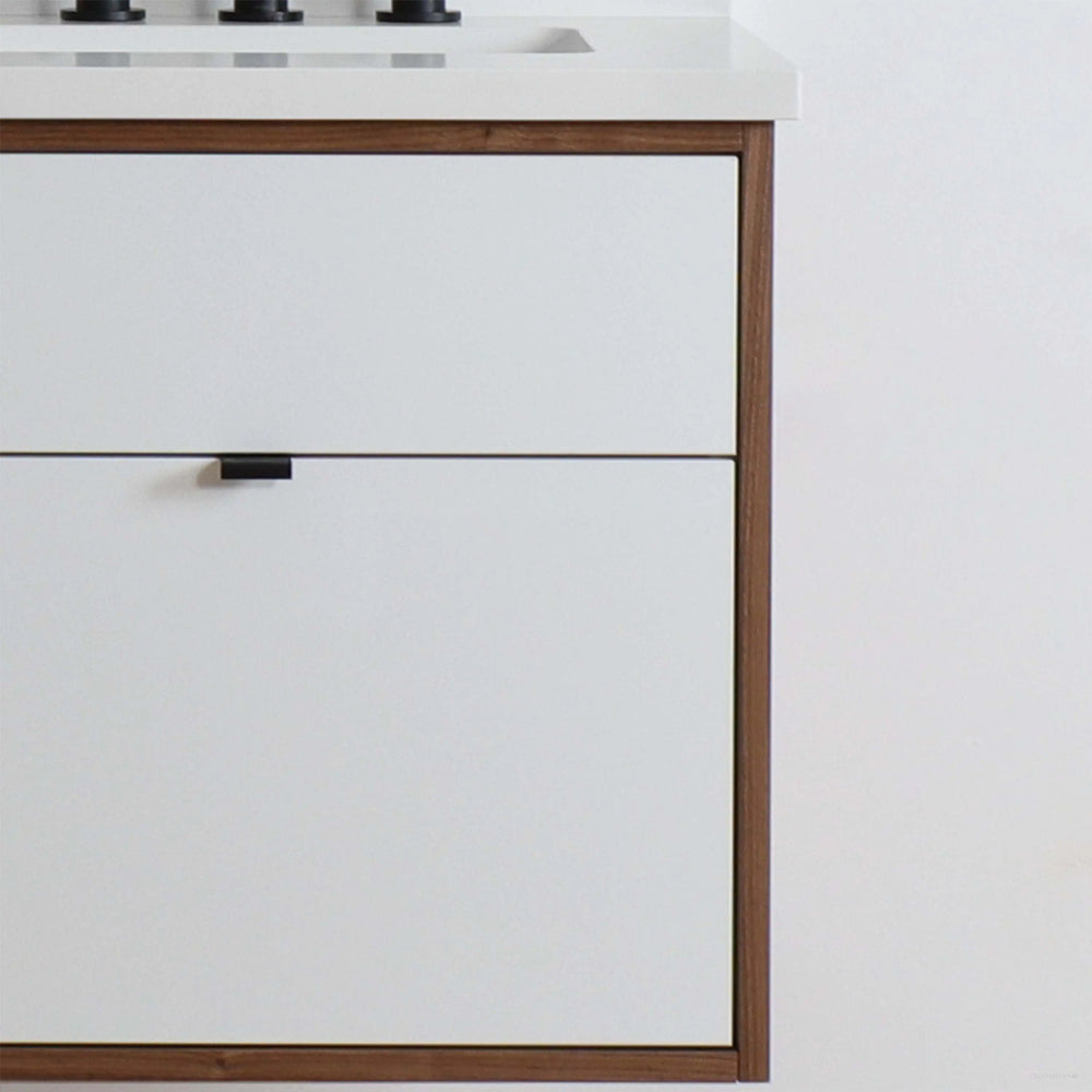 
                  
                    Sidney 24" Wall Mount Gloss White Bathroom Vanity - All Drawers
                  
                