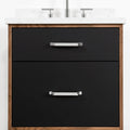 
                  
                    Sidney 24" Wall Mount Matte Black Bathroom Vanity - All Drawers
                  
                