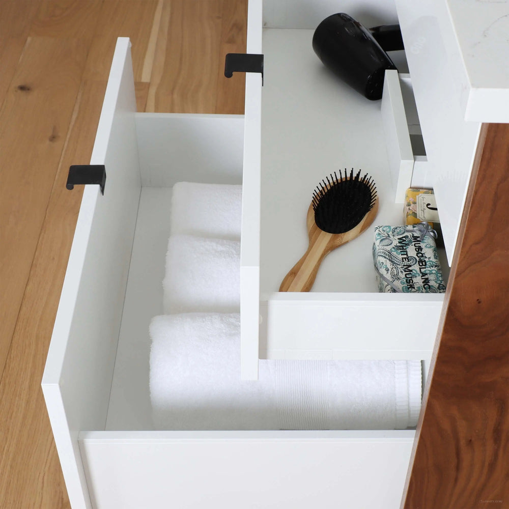 
                  
                    Sidney 30" Gloss White Bathroom Vanity - All Drawers
                  
                