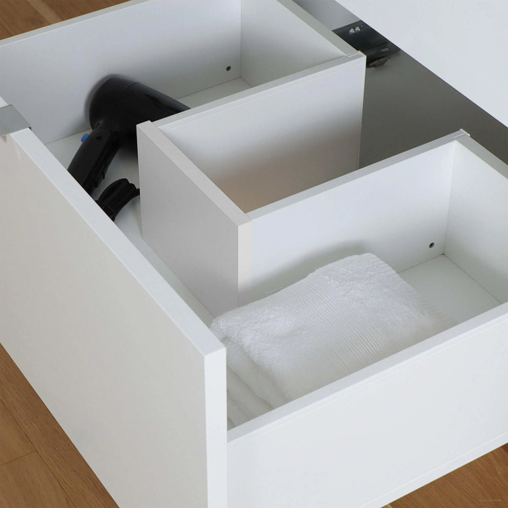 
                  
                    Sidney 30" Wall Mount Gloss White Bathroom Vanity - All Drawers
                  
                