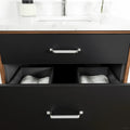 
                  
                    Sidney 30" Wall Mount Matte Black Bathroom Vanity - All Drawers
                  
                