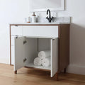 
                  
                    Sidney SLIM 36" Gloss White Bathroom Vanity, Right Sink Teodor Bathroom Vanity Canada
                  
                