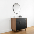 
                  
                    Sidney 36" Matte Black Bathroom Vanity, Left Sink
                  
                