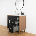 
                  
                    Sidney 36" Matte Black Bathroom Vanity, Left Sink
                  
                