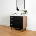 
                  
                    Sidney 36" Matte Black Bathroom Vanity, Right Sink
                  
                
