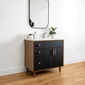 
                  
                    Sidney 36" Matte Black Bathroom Vanity, Right Sink
                  
                