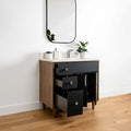 
                  
                    Sidney 36" Matte Black Bathroom Vanity, Right Sink
                  
                