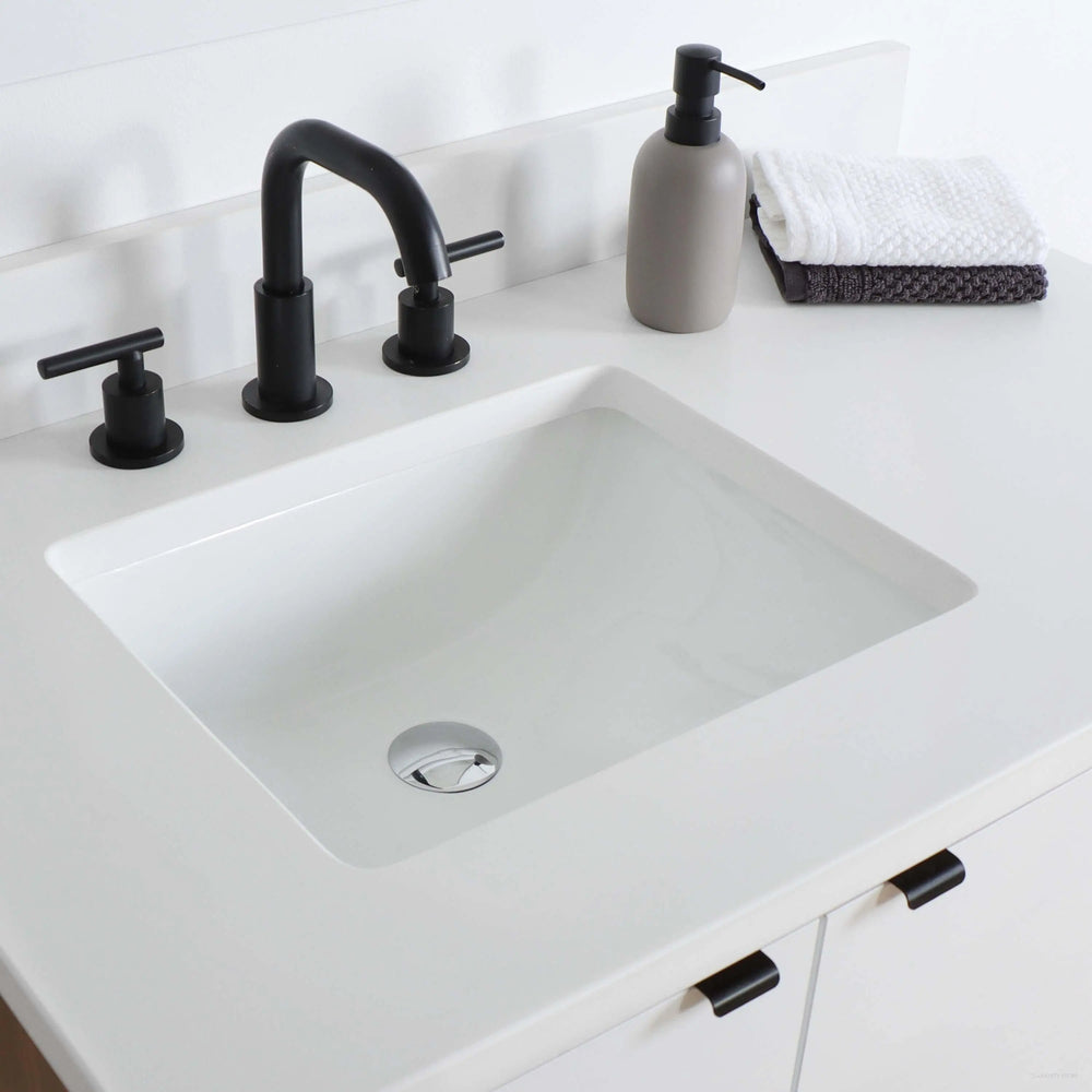 
                  
                    Sidney 36" Wall Mount Gloss White Bathroom Vanity, Left Sink
                  
                