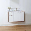 
                  
                    Sidney SLIM 36" Wall Mount Gloss White Bathroom Vanity, Right Sink Teodor Bathroom Vanity Canada
                  
                