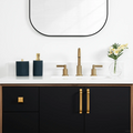 
                  
                    Sidney 36" Wall Mount Matte Black Bathroom Vanity, Right Sink
                  
                