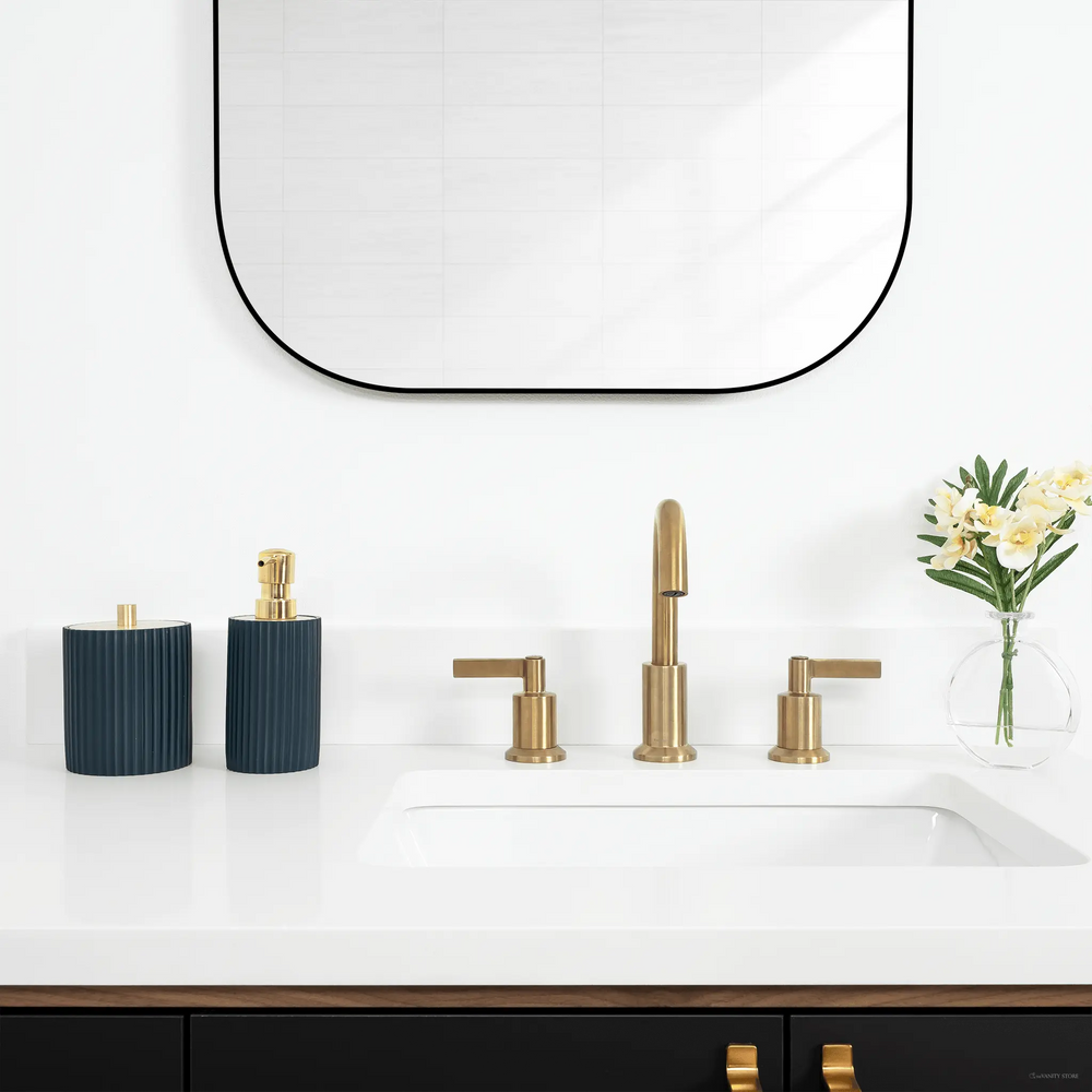 
                  
                    Sidney 36" Wall Mount Matte Black Bathroom Vanity, Right Sink
                  
                