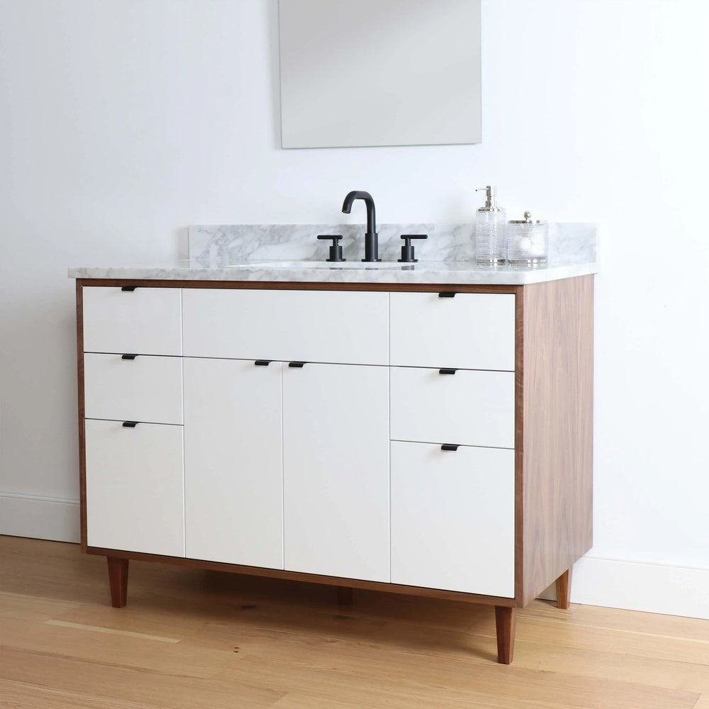 
                  
                    Sidney 48" Gloss White Bathroom Vanity
                  
                