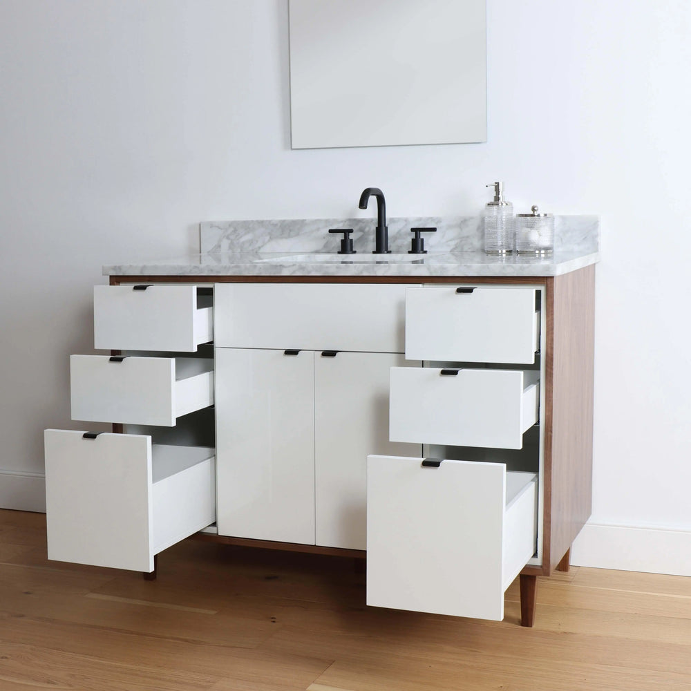 
                  
                    Sidney 48" Gloss White Bathroom Vanity
                  
                