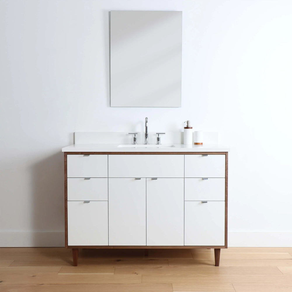 
                  
                    Sidney 48" Gloss White Bathroom Vanity
                  
                