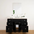 
                  
                    Sidney 48" Matte Black Bathroom Vanity
                  
                
