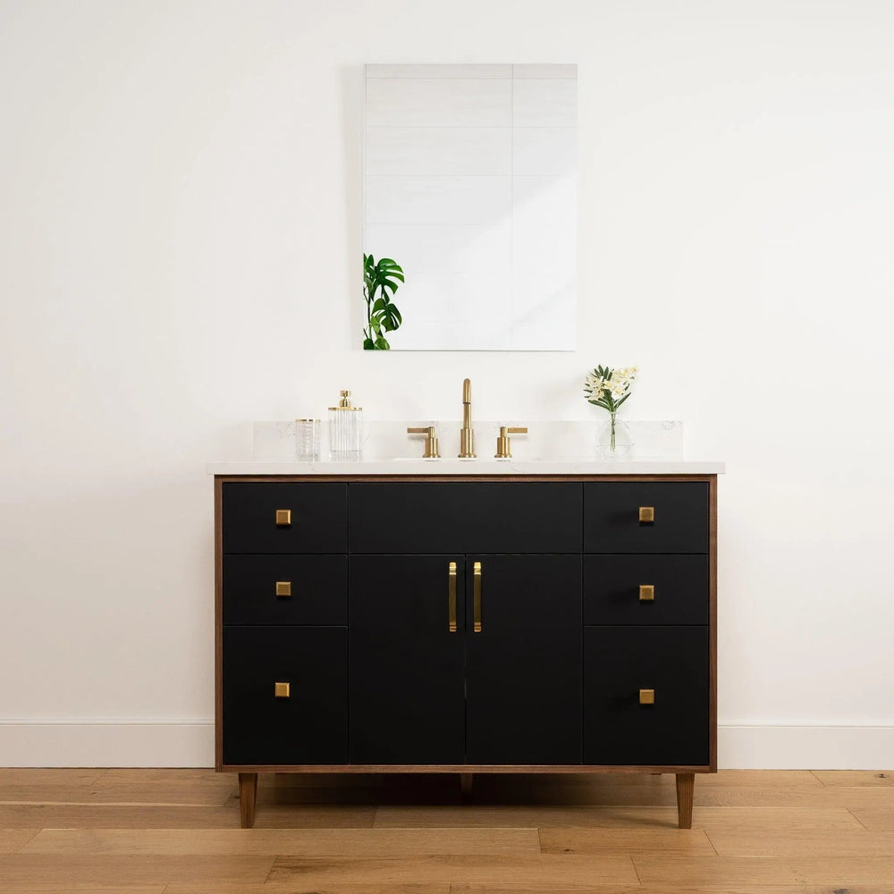 
                  
                    Sidney 48" Matte Black Bathroom Vanity
                  
                