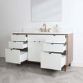 
                  
                    Sidney SLIM 60" Gloss White Bathroom Vanity Teodor Bathroom Vanity Canada
                  
                