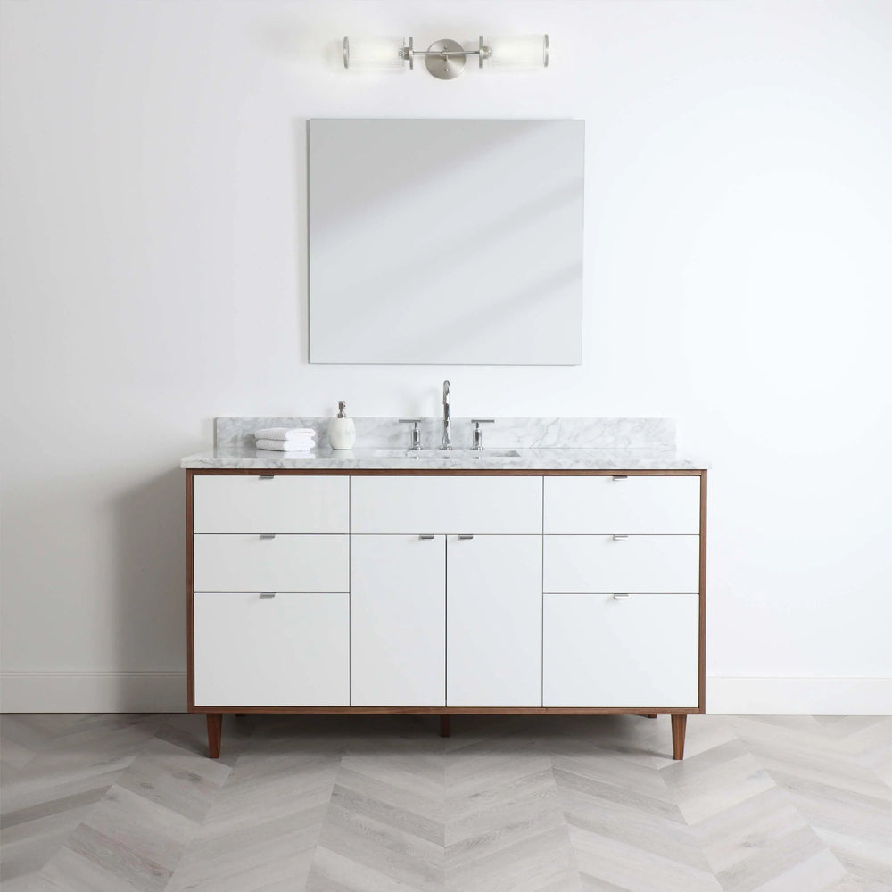 
                  
                    Sidney 60" Gloss White Bathroom Vanity
                  
                