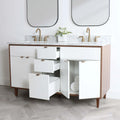 
                  
                    Sidney SLIM 60" Gloss White Bathroom Vanity, Double Sink Teodor Bathroom Vanity Canada
                  
                