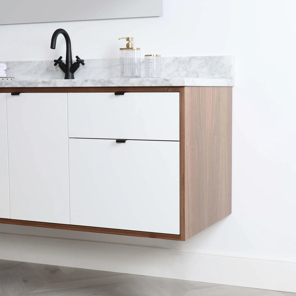 
                  
                    Sidney 60" Wall Mount Gloss White Bathroom Vanity
                  
                
