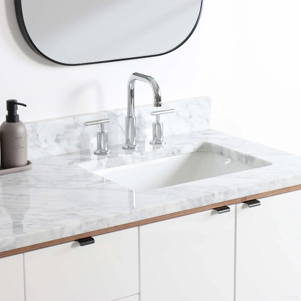 
                  
                    Sidney 60" Wall Mount Gloss White Bathroom Vanity, Double Sink
                  
                