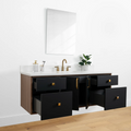 
                  
                    Sidney 60" Wall Mount Matte Black Bathroom Vanity
                  
                