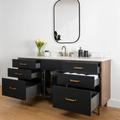 
                  
                    Sidney 72" Matte Black Bathroom Vanity
                  
                