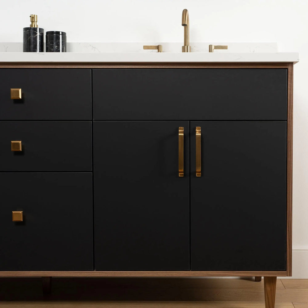 
                  
                    Sidney 72" Matte Black Bathroom Vanity, Double Sink
                  
                