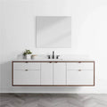 
                  
                    Sidney 72", Teodor® Modern Wall Mount Gloss White Vanity Teodor Bathroom VanityCanada
                  
                