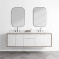 
                  
                    Sidney 72", Teodor® Modern Wall Mount Gloss White Vanity, Double Sink Teodor Bathroom VanityCanada
                  
                