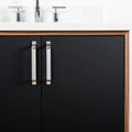
                  
                    Sidney 72" Wall Mount Matte Black Bathroom Vanity, Double Sink
                  
                