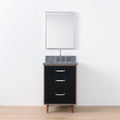 
                  
                    Sidney SLIM, 24" Teodor® Modern Matte Black Vanity Teodor Bathroom VanityCanada
                  
                