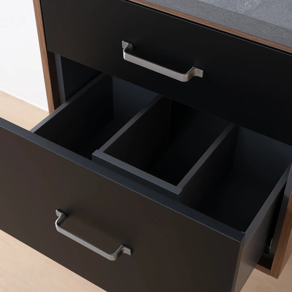
                  
                    Sidney SLIM, 24" Teodor® Modern Wall Mount Matte Black Vanity Teodor Bathroom VanityCanada
                  
                