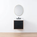 
                  
                    Sidney SLIM, 24" Teodor® Modern Wall Mount Matte Black Vanity Teodor Bathroom VanityCanada
                  
                