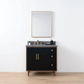 
                  
                    Sidney SLIM, 36" Teodor® Modern Matte Black Vanity, Left Sink Teodor Bathroom VanityCanada
                  
                