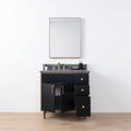 
                  
                    Sidney SLIM, 36" Teodor® Modern Matte Black Vanity, Left Sink Teodor Bathroom VanityCanada
                  
                