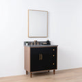 
                  
                    Sidney SLIM, 36" Teodor® Modern Matte Black Vanity, Left Sink Teodor Bathroom VanityCanada
                  
                