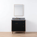 
                  
                    Sidney SLIM, 36" Teodor® Modern Matte Black Vanity, Left Sink Teodor Bathroom VanityCanada
                  
                