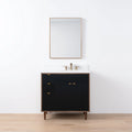 
                  
                    Sidney SLIM, 36" Teodor® Modern Matte Black Vanity, Right Sink Teodor Bathroom VanityCanada
                  
                