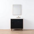 
                  
                    Sidney SLIM, 36" Teodor® Modern Matte Black Vanity, Right Sink Teodor Bathroom VanityCanada
                  
                