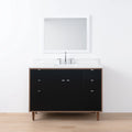 
                  
                    Sidney SLIM, 48" Teodor® Modern Matte Black Vanity Teodor Bathroom VanityCanada
                  
                