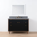 
                  
                    Sidney SLIM, 48" Teodor® Modern Matte Black Vanity Teodor Bathroom VanityCanada
                  
                