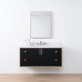 
                  
                    Sidney SLIM, 48" Teodor® Modern Wall Mount Matte Black Vanity Teodor Bathroom VanityCanada
                  
                