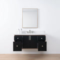 
                  
                    Sidney SLIM, 48" Teodor® Modern Wall Mount Matte Black Vanity Teodor Bathroom VanityCanada
                  
                