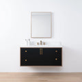 
                  
                    Sidney SLIM, 48" Teodor® Modern Wall Mount Matte Black Vanity Teodor Bathroom VanityCanada
                  
                